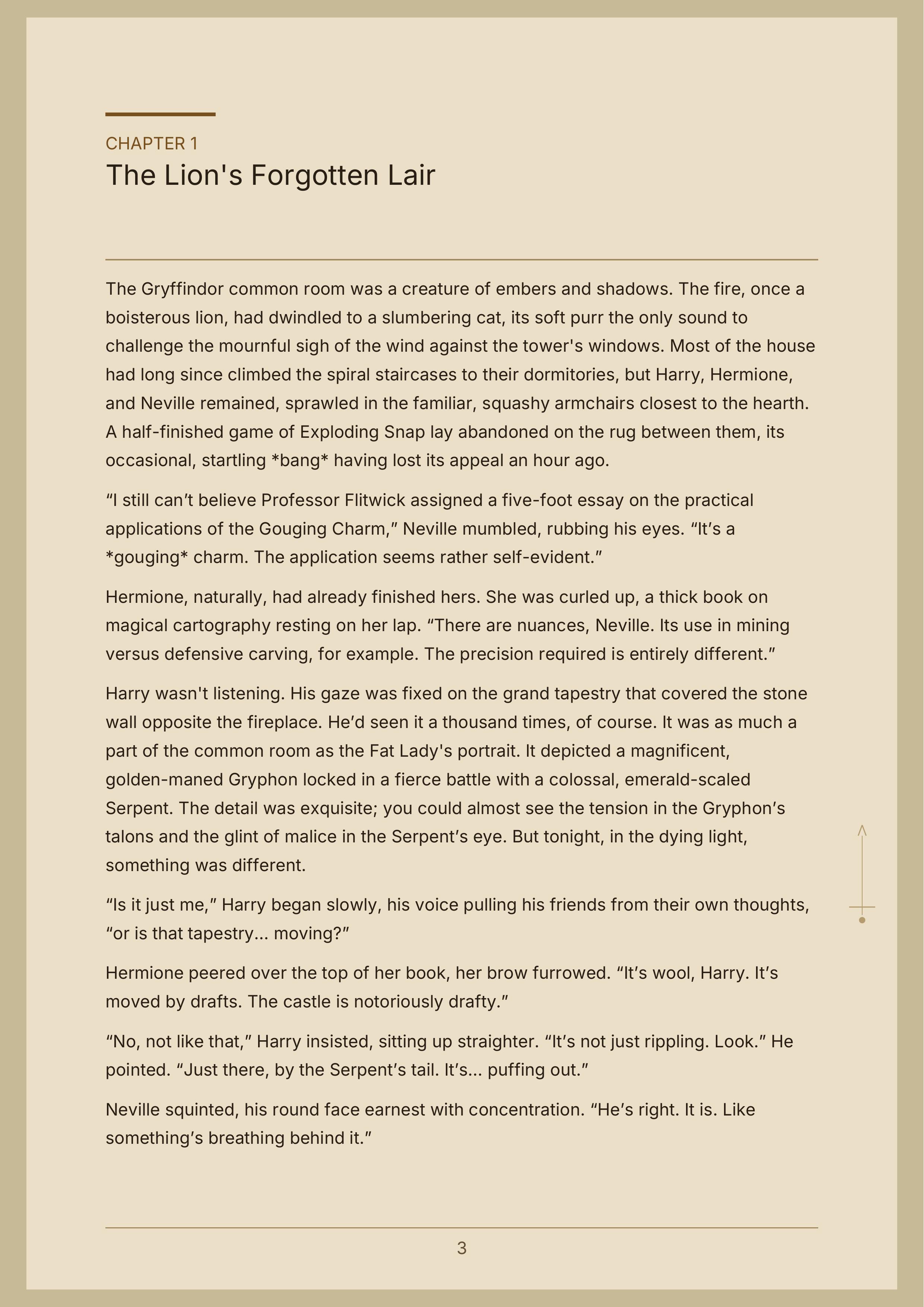 Book chapter page