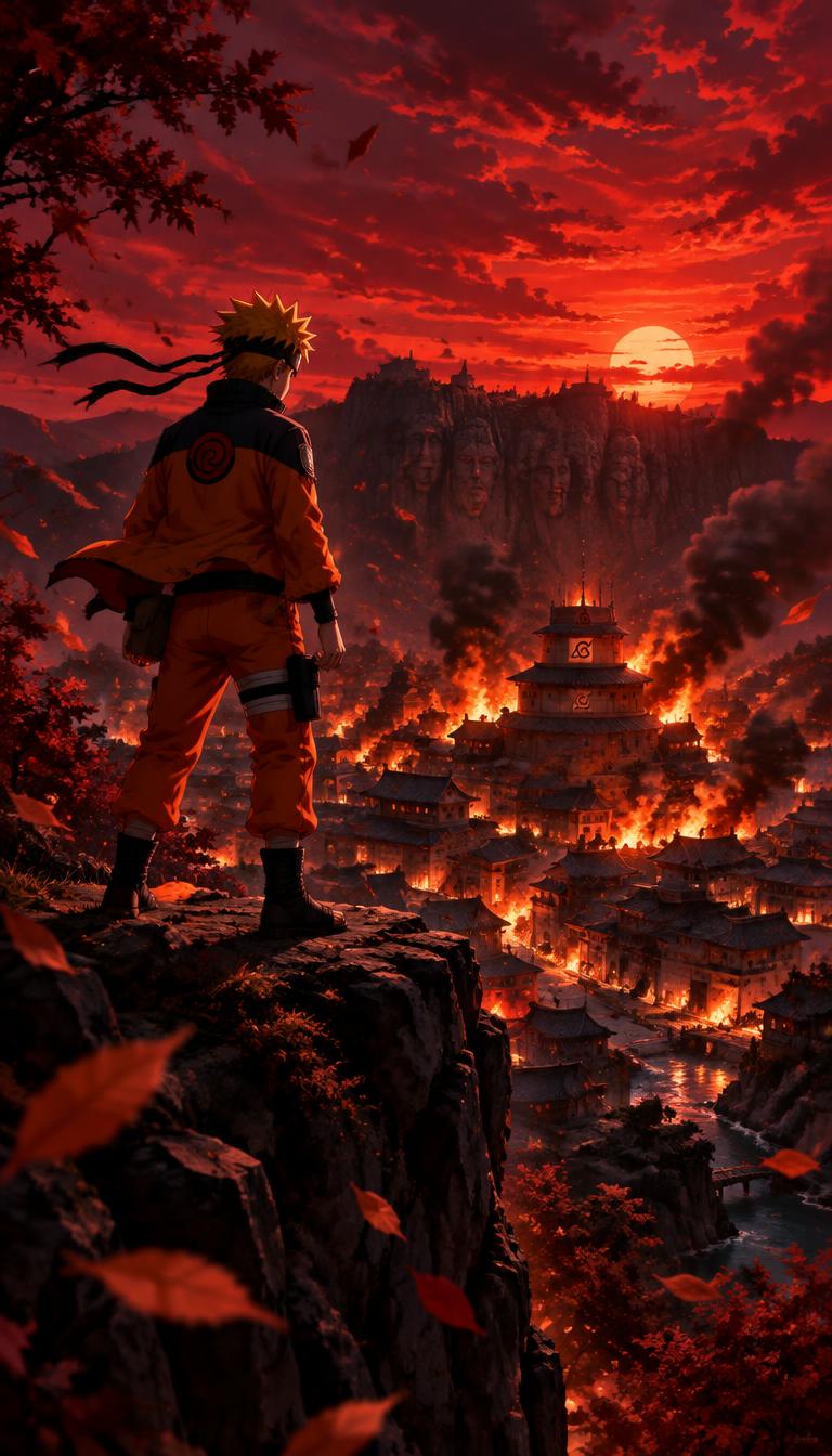 Naruto fanfiction story card: Пепел Листа